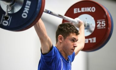 Florin Croitoru, două medalii de aur în prima zi a CE de haltere