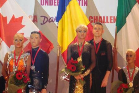 Cristina Tătar şi Paul Moldovan au câştigat titlul mondial U-21 Latin la dans sportiv