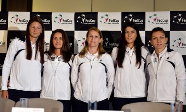 Echipa de Fed Cup a României, pregătită de disputa cu Serbia