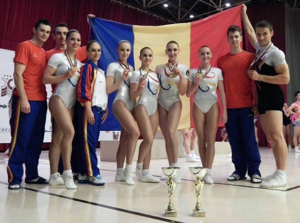 Gimnastică aerobică: Cinci medalii de aur şi două de bronz pentru sportivii români, la Borovets