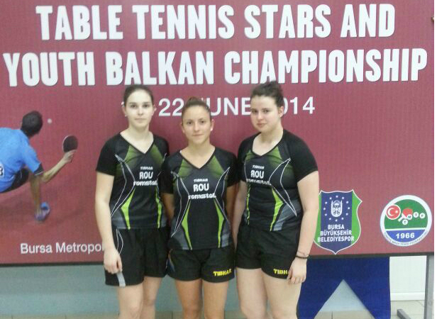 Tenis de masă: Patru medalii pentru echipele române de juniori şi cadeţi la Campionatele Balcanice