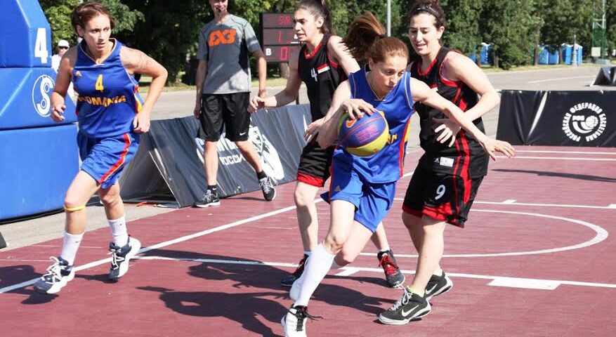 Echipele de baschet 3×3 ale României s-au calificat în optimile CM de la Moscova