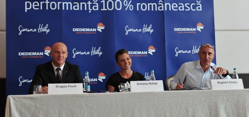 Simona Halep a semnat un parteneriat cu Dedeman, firmă care va construi 13 terenuri de tenis în viitor