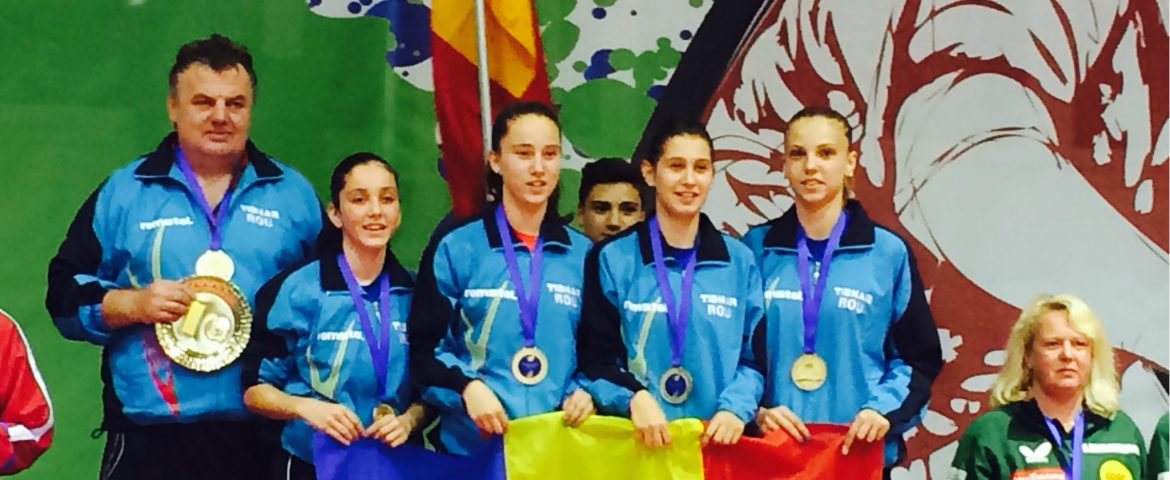 Aur pentru cadete, argint pentru cadeţi şi bronz pentru junioare, la Europene