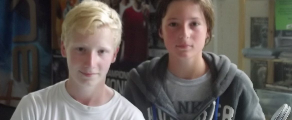 Record mondial doborât în tenis de doi copii francezi