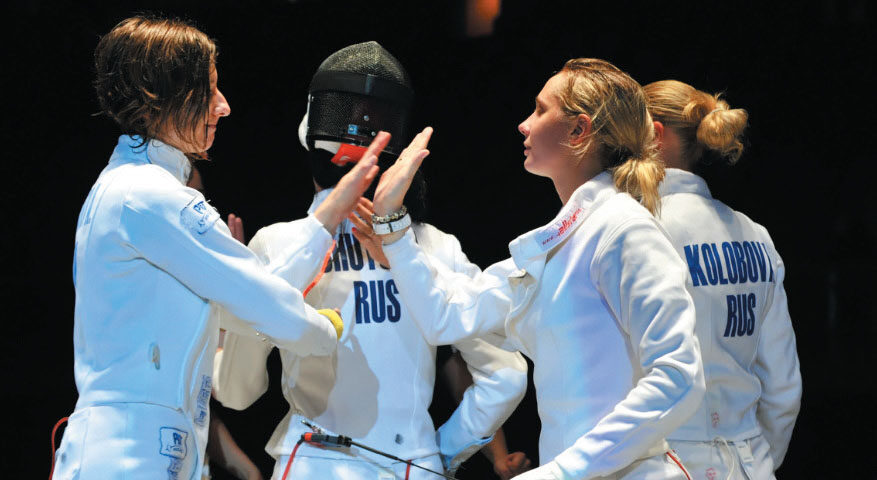 Româncele au ţinut spada sus la Europene