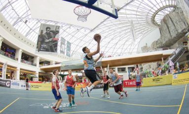 Slam-dunk în mall! 