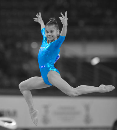 Laura Jurcă, locul 4 la sol la JOT de la Nanjing