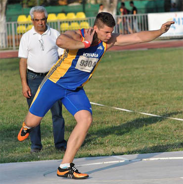Argint pentru aruncătorul de greutate Rareș Toader, la Jocurile Olimpice ale Tineretului