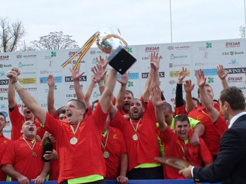 Știința CSM Baia Mare câștigă finala Superligii CEC Bank la rugby