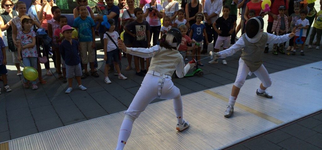 Noi spectacole de scrimă în Centrul Vechi al Capitalei