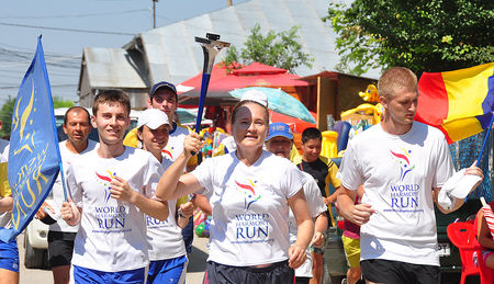 România pe traseul World Harmony  Run