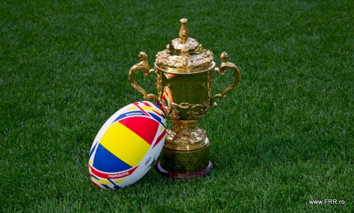 Trofeul Cupei Mondiale de Rugby, pregatit sa viziteze Romania