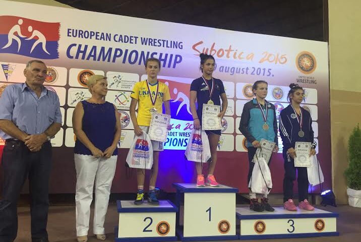 Ştefania Priceputu, aur european la lupte feminine pentru România după 5 ani