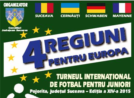 Patru regiuni pentru Europa, competiție fotbalistică la… Pojorîta-Suceava