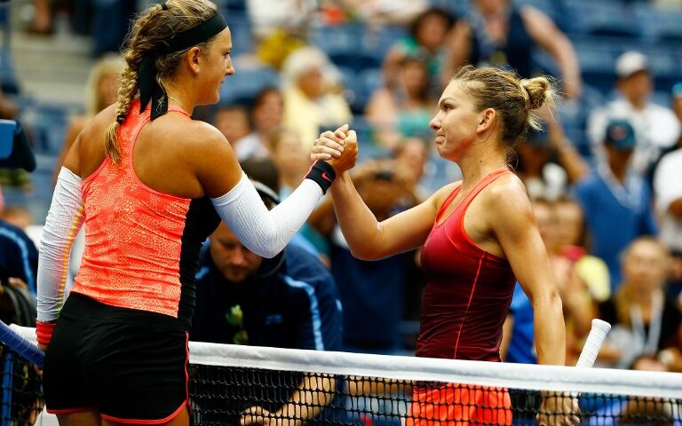 Premiere pentru Simona Halep: victorie în fața Viktoriei Azarenka și calificarea în semifinalele US Open