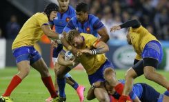 Înfrângere la scor în fața Franței, la Cupa Mondială de rugby