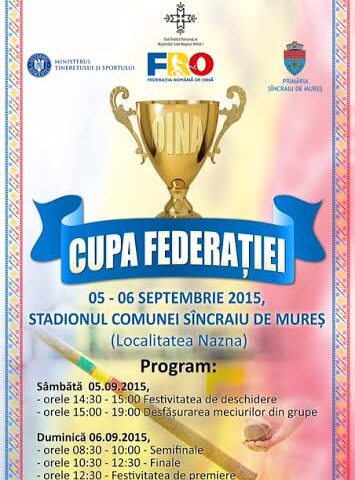Cupa Federatiei la Oina, editia 2015