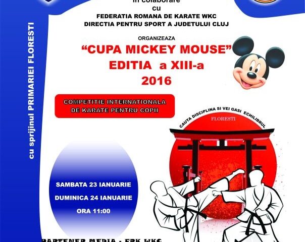 Cupa “Mickey Mouse” o competitie a unirii prin sport