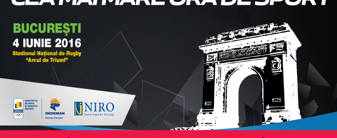 COSR sustine Cea mai mare ora de sport