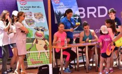 Simona Halep, alături de copii la Kids Day Dr. Oetker