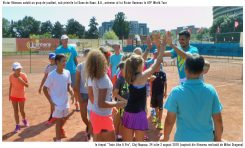 Micuții sportivi, fascinați de Tabăra “Train Like A Pro” a lui Victor Hănescu