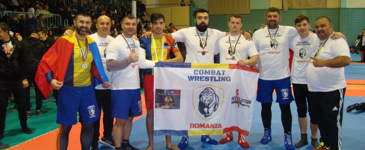 România, vicecampioană europeană la Combat Wrestling!