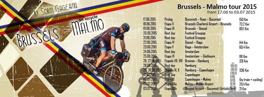 Turul Italiei, noua destinație a românului ce străbate Europa pe bicicletă