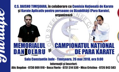 Memorialul International “DAN OLARU” și Campionatul Național Para-Karate - Ediţia a III-a