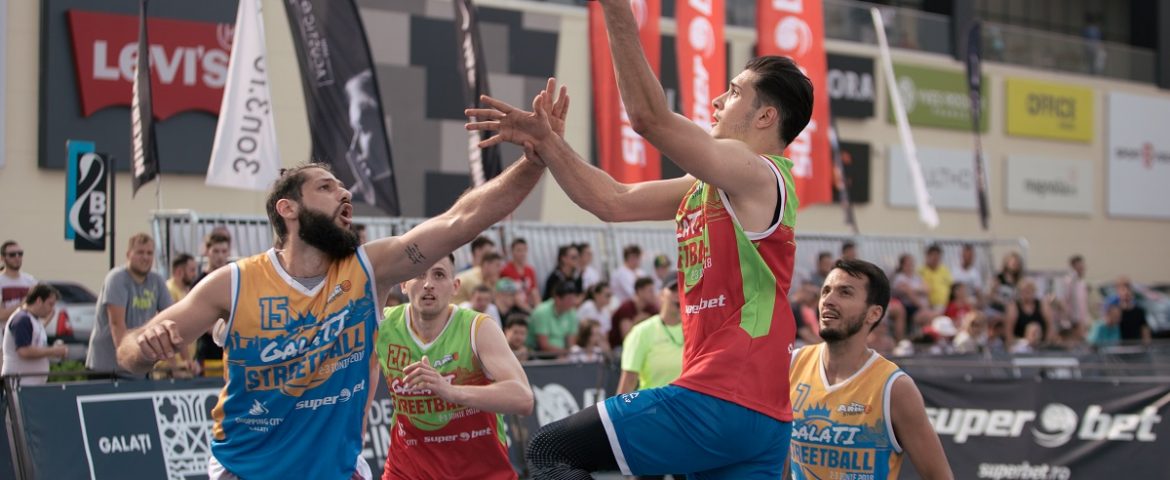 Maraton de baschet 3×3 la Superbet Galați Streetball