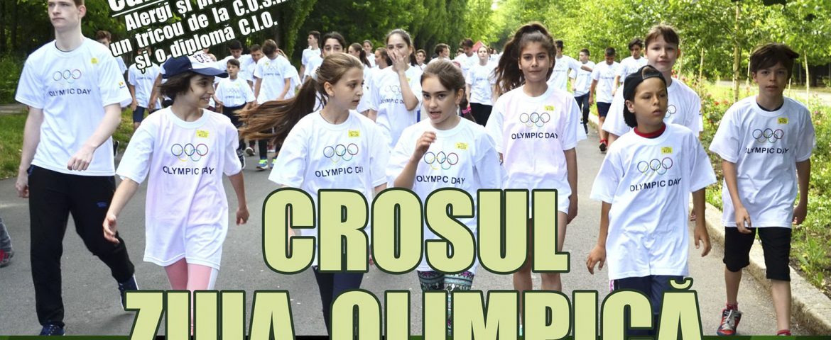 Crosul “Ziua Olimpica” aduce  din nou impreuna brailenii iubitori de miscare