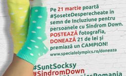 Peste 10.000 de persoane au fost #Socksy De Ziua Internațională a Sindromului Down