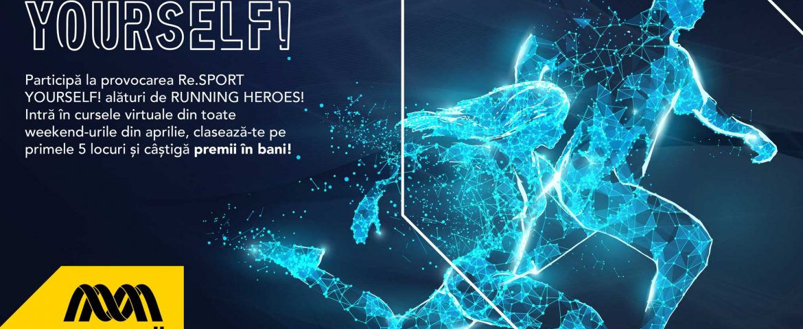 Mega Mall și Running Heroes dau startul provocării Re.SPORT YOURSELF!