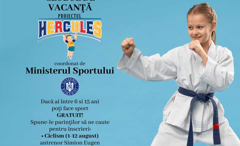 Afis-Club-de-vacanta_Hercules_karate